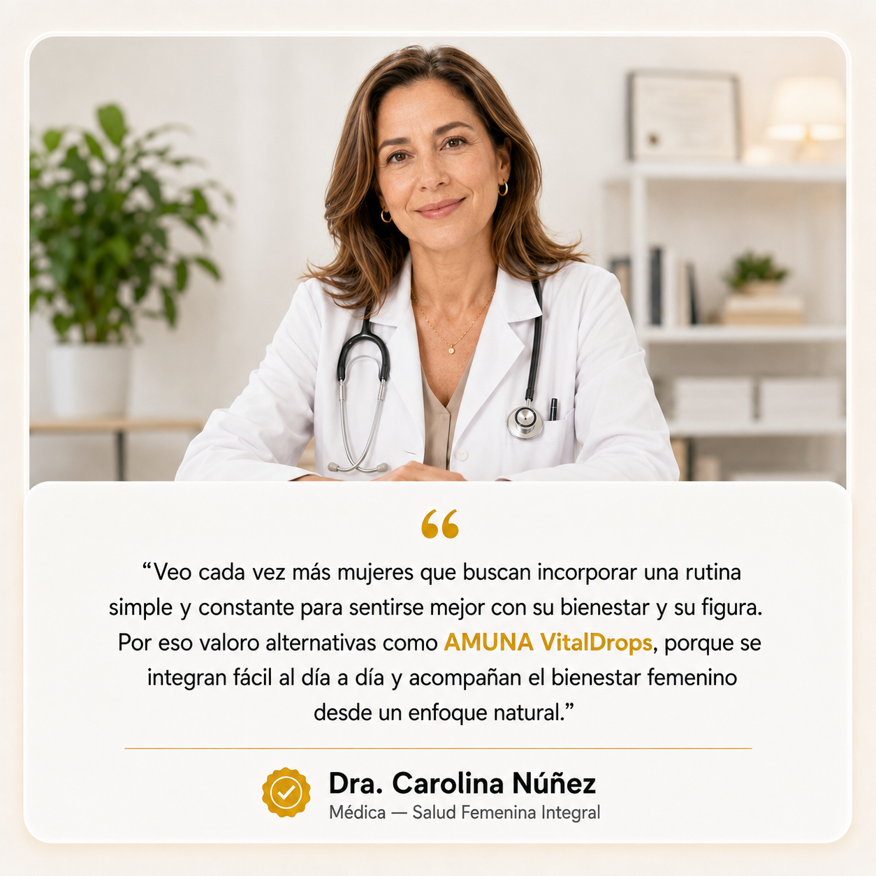AMUNA VitalDrops™ | Curvas Femeninas y Figura Más Equilibrada